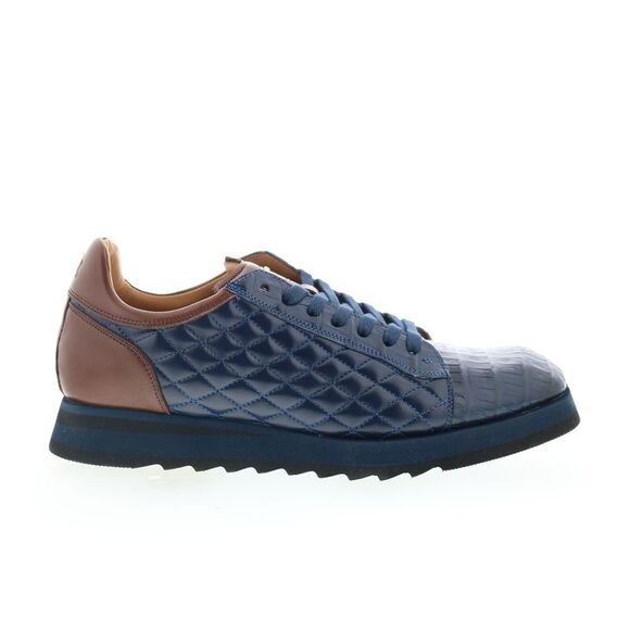 Mezlan Mens Mez432 Blue Shoes (NWT) - Picture 1 of 4